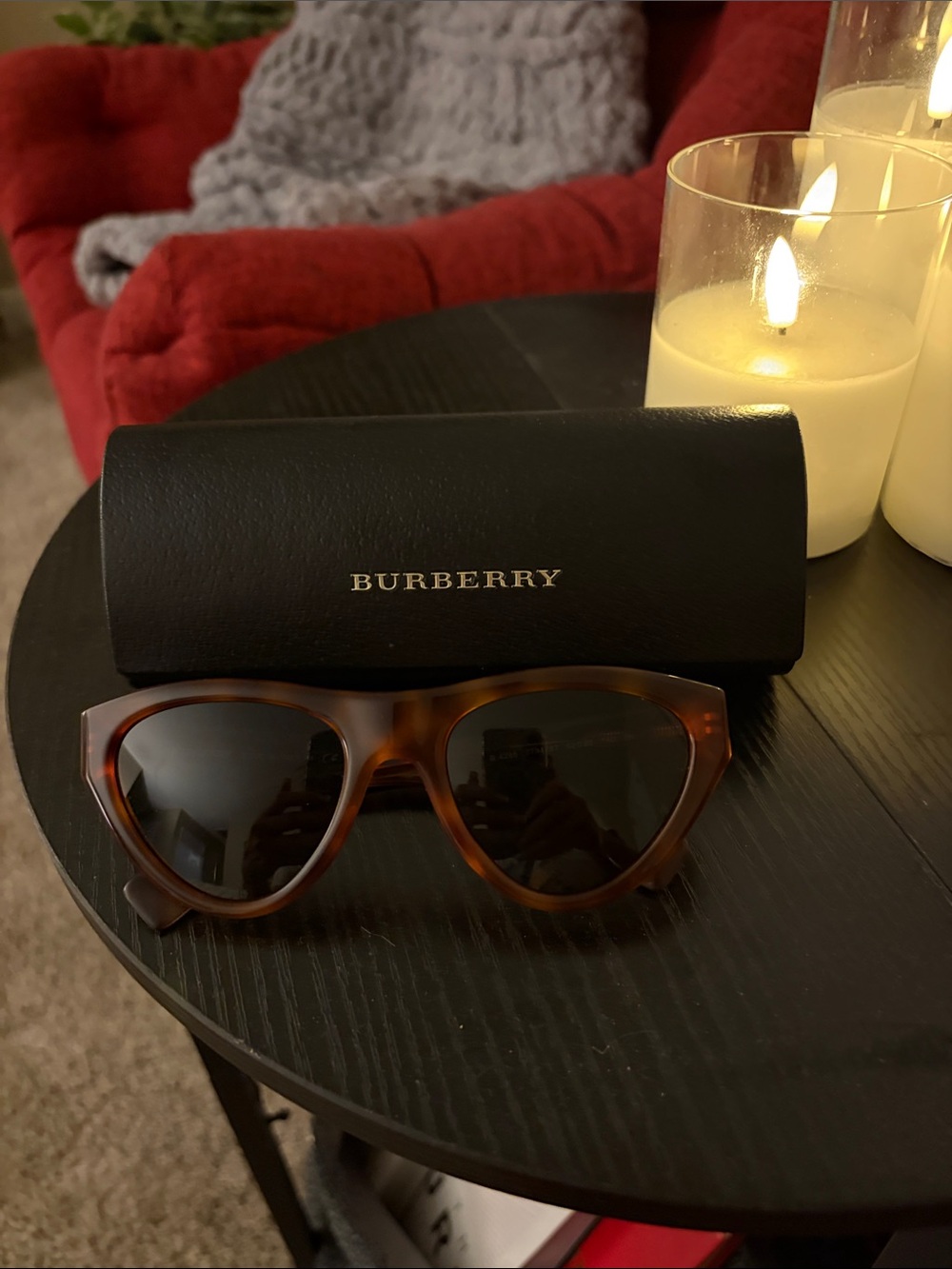Burberry Women's Brown Tortoise Sunglasses